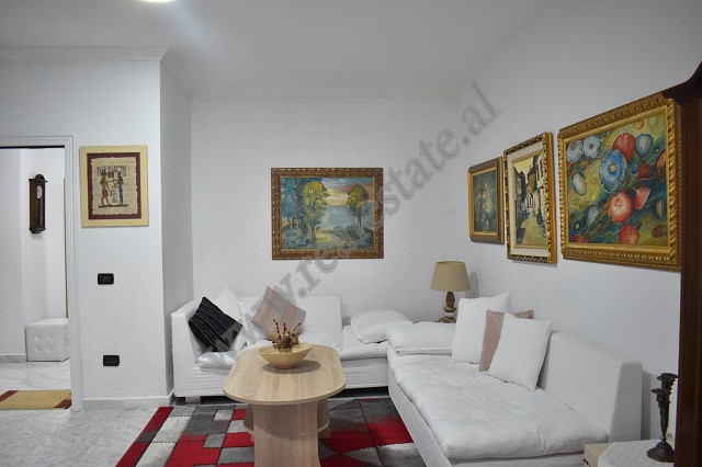 Two bedroom apartment for rent in Tish Dahia Street, near Kika 2 Complex in Tirana, Albania.
The ap